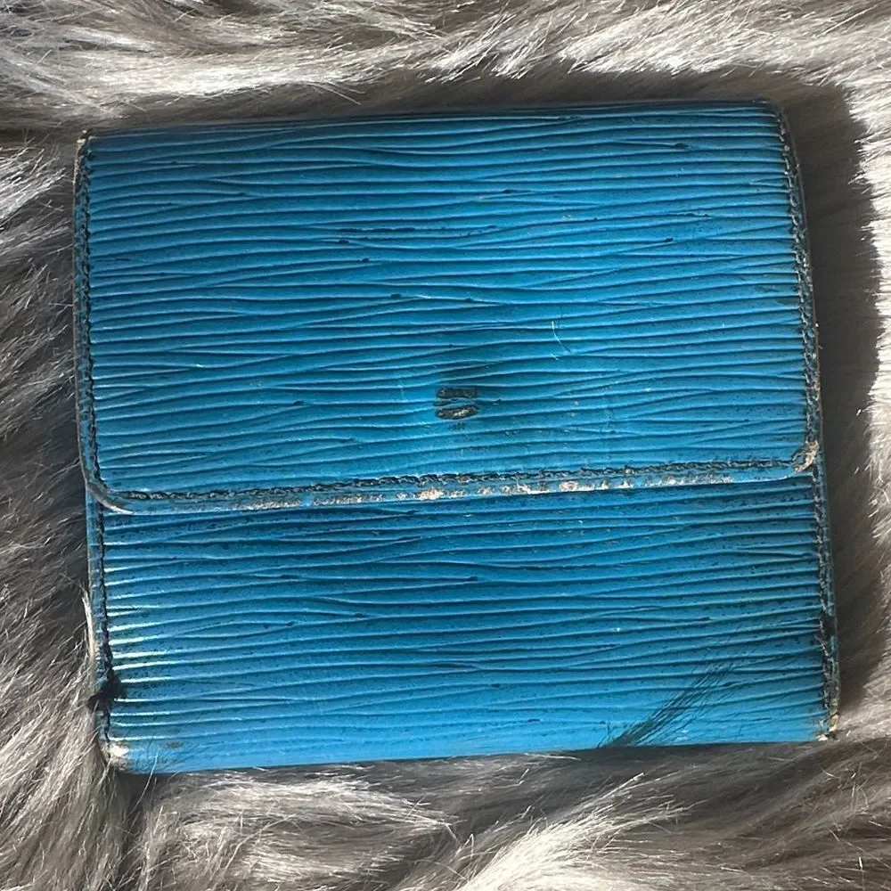 LV Blue Epi “project” wallet.
